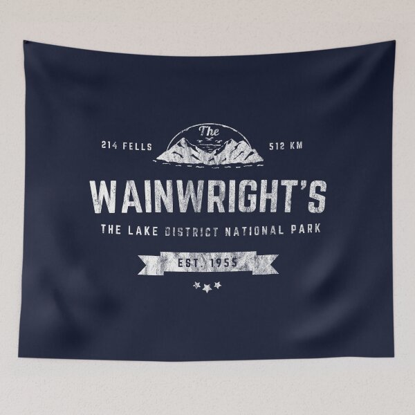 Item preview, Vintage Navy Wainwright - Lakeland Fells - 214 - Hiking  designed and sold by WildBerryArt.