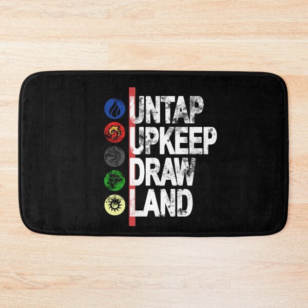 Item preview, MTG Magic Phases - Untap Upkeep Draw Land red designed and sold by MWDG-DesignsMTG.