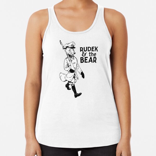 Rudek and the Bear Racerback Tank Top