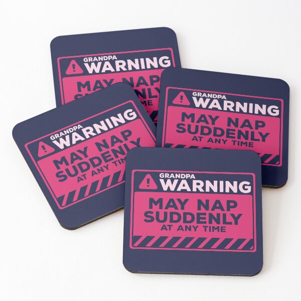 Item preview, May Nap Suddenly At Any Time Funny Grandpa Warning designed and sold by Chris Pierre Art.