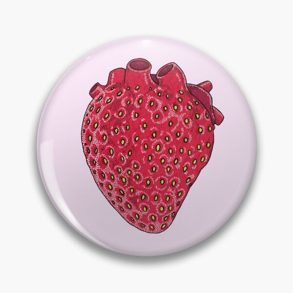 Item preview, Anatomical heart in a strawberry costume. designed and sold by Marta-Disaster.