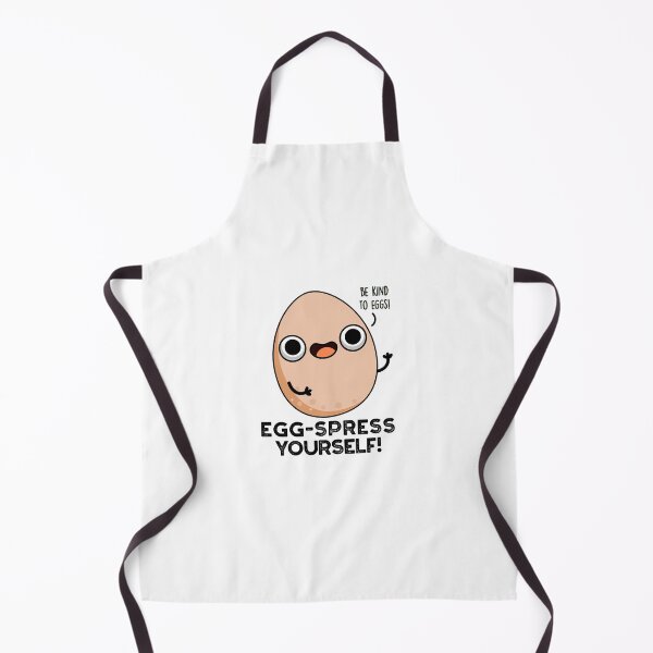 Item preview, Egg-spress Yourself Cute Eggs Pun designed and sold by punnybone.