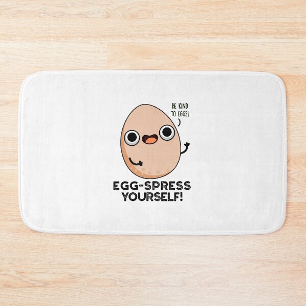 Item preview, Egg-spress Yourself Cute Eggs Pun designed and sold by punnybone.
