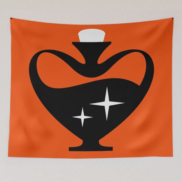 Item preview, Poisonous love potion (on orange) designed and sold by SergPerep.