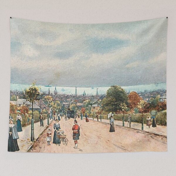 Item preview, Vintage Illustration of Aberdeen, Scotland - From Moringfield Road designed and sold by yourscotland.
