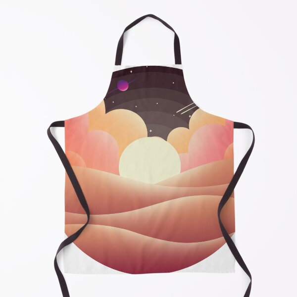 Item preview, Moonlight in an unearthly desert with shooting stars designed and sold by Butterfly-Dream.