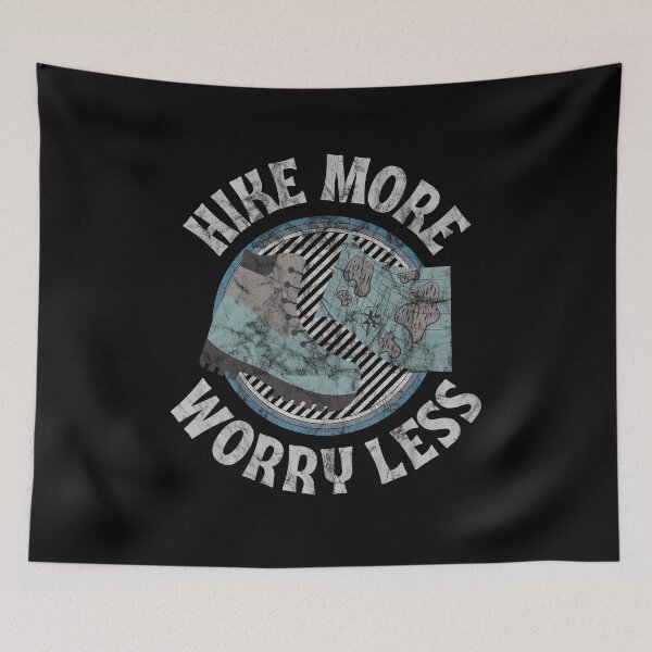 Item preview, Hike More Worry Less - Lakeland Fells - Hiking designed and sold by WildBerryArt.