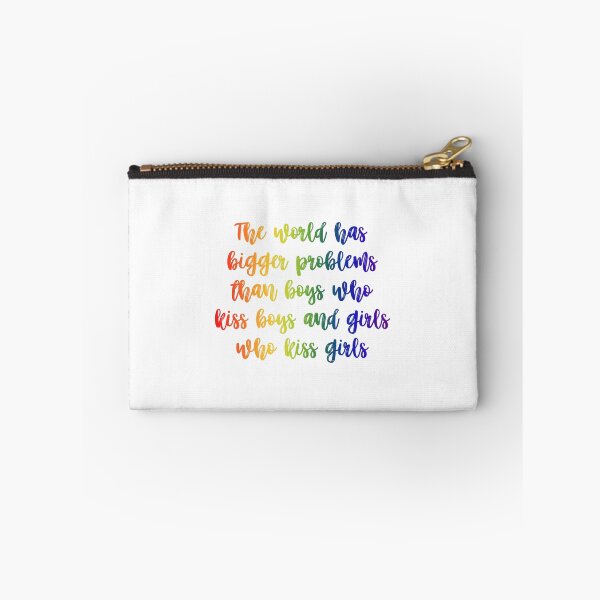 Item preview, “The world has bigger problems…” Pride Quote designed and sold by Hannah Grace Designs.