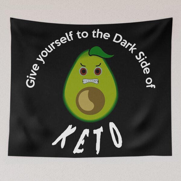 Item preview, Keto - Dark side of Keto (avocado) designed and sold by 2Girls1Shirt.