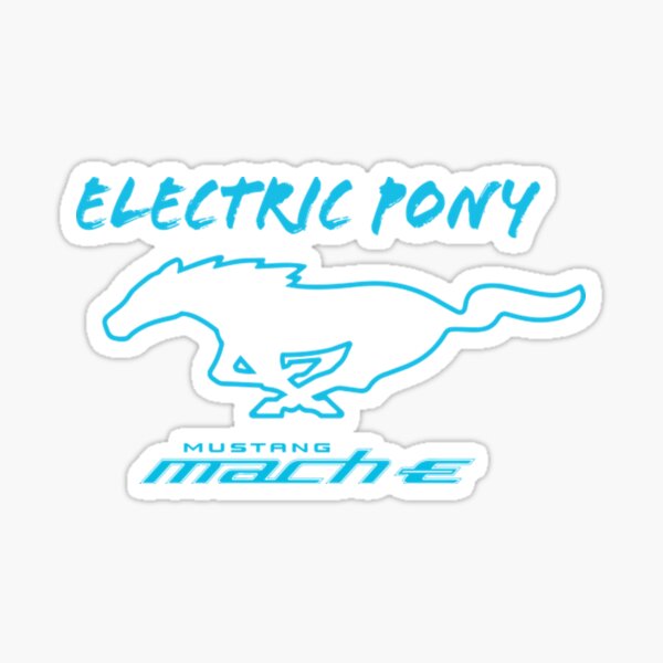 Mustang Mach E Stickers | Redbubble