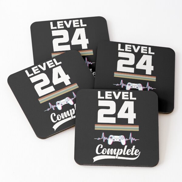 Item preview, Level 24 Complete - Born in 1997 Gaming - 24th Birthday Anniversary Video Game Father's Day Christmas Present designed and sold by ALITOPRINCE.