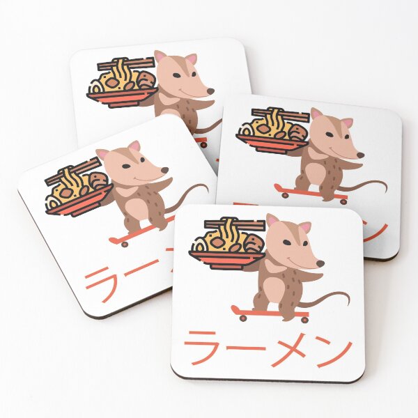 Item preview, Funny Japanese Kawaii Ramen Anime Opossum designed and sold by odrito.