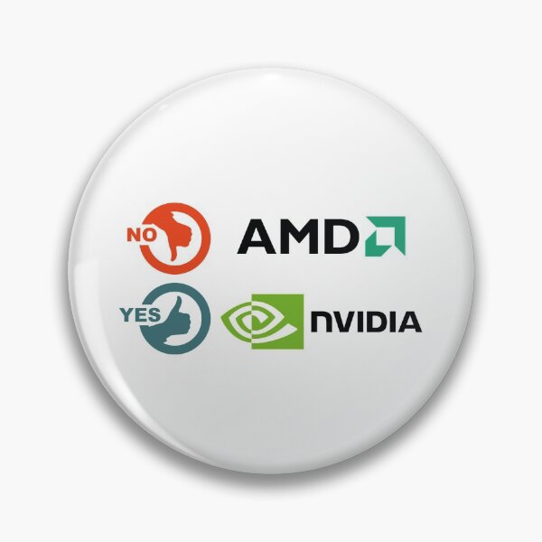 Item preview, No AMD Yes Nvidia designed and sold by NiceShirtY.