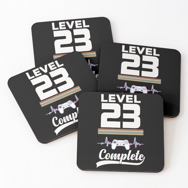 Item preview, Level 23 Complete - Born in 1998 Gaming - 23rd Birthday Anniversary Video Game Father's Day Christmas Present designed and sold by ALITOPRINCE.