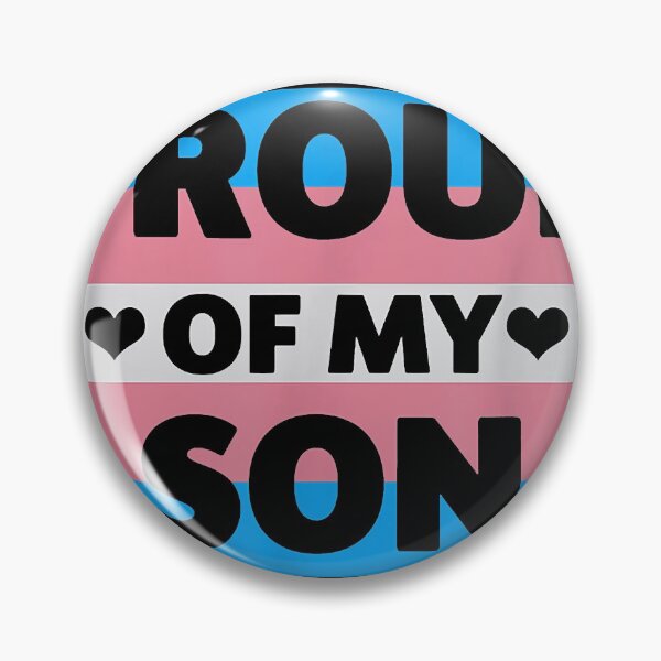 Item preview, Transgender Pride Proud Of My Son Mom & Dad cute heart designed and sold by DeanLee.