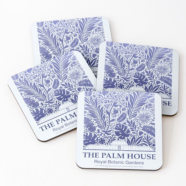 Item preview, The Palm House at Royal Botanic Gardens, Kew, London in Blue Ombre designed and sold by TheCreativeHub.