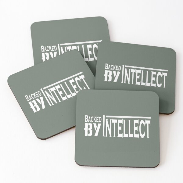 Item preview, BACKED BY INTELLECT designed and sold by Konxious.