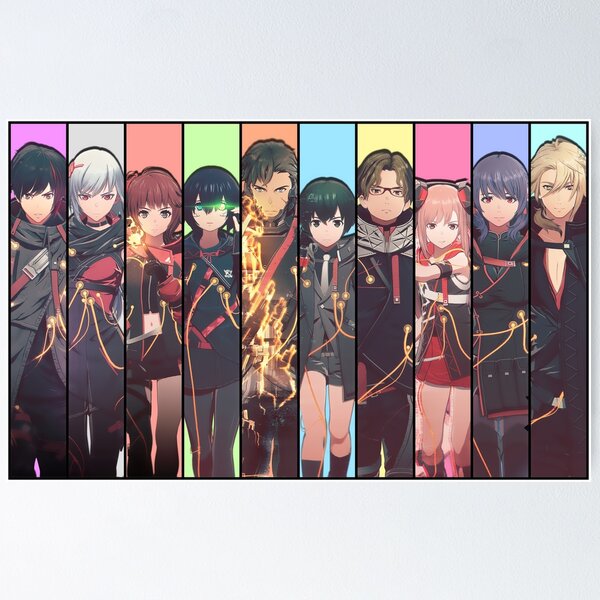 SCARLET NEXUS サイン入りポスター Scarlet Nexus Posters for Sale | Redbubble