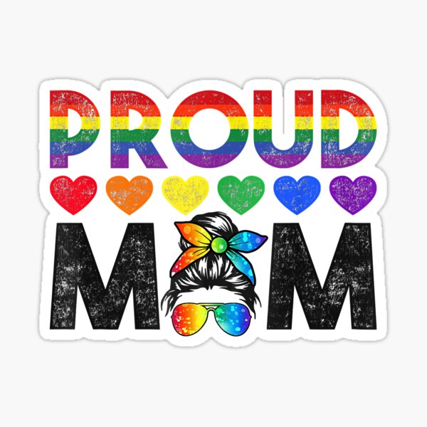 Rainbow messy bun LGBT design Equal Rights LGBTQIA Sweatshirt Proud ally Pride month