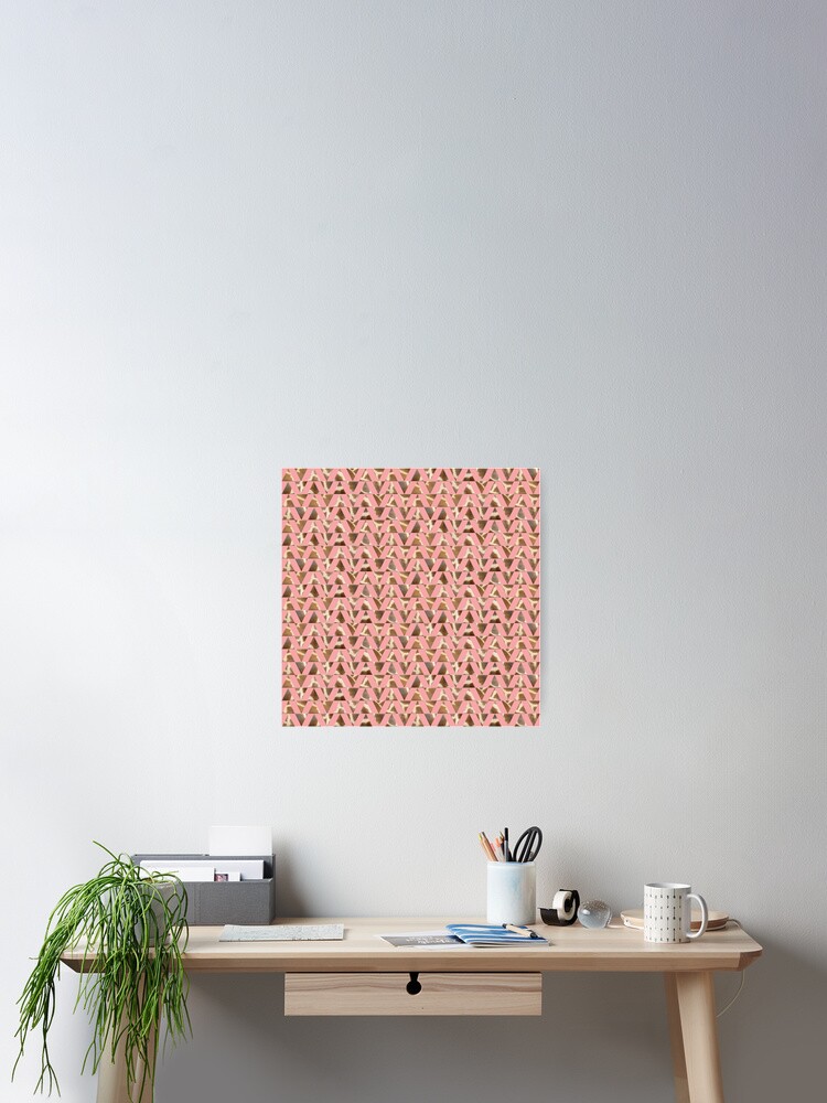 Thumbnail 2 of 3, Poster, Giraffe triangle designed and sold by MrJean.