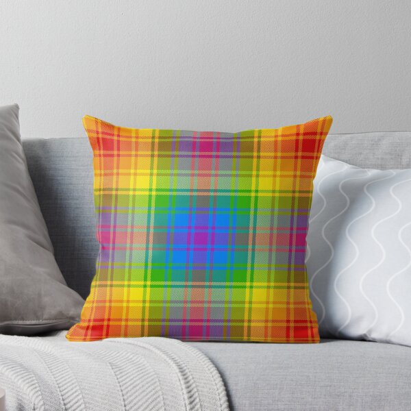 Aperçu de l'œuvre Motif de flanelle Rainbow Pride créée et vendue par Aimee Cozza.