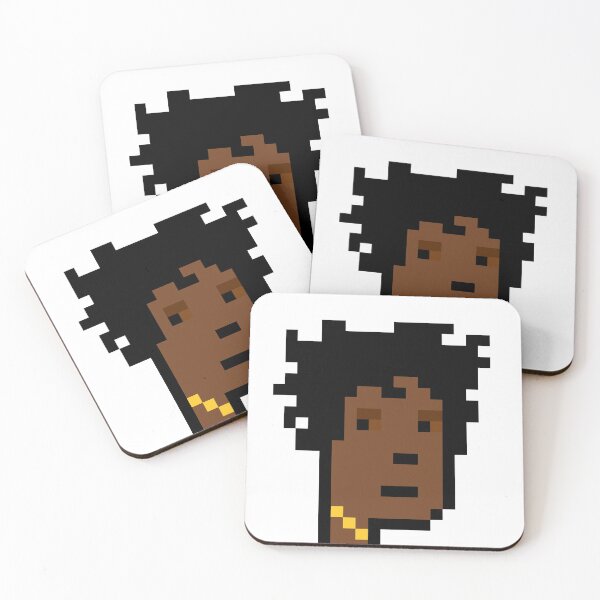 Item preview, Jay-Z CryptoPunk #6095 (Male with Gold Chain & Wild Hair) designed and sold by inVinnieVeritas.