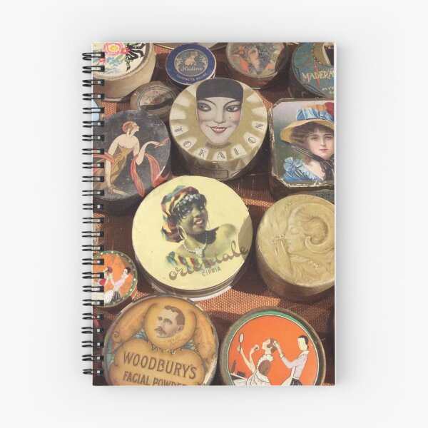 Item preview, Collectable vintage perfume and makeup tins designed and sold by Mack-Lahnee.