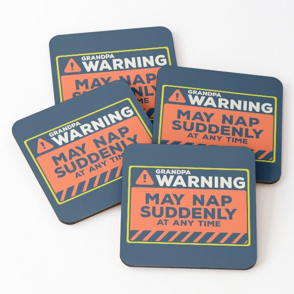 Item preview, May Nap Suddenly At Any Time Funny Grandpa Warning designed and sold by Chris Pierre Art.