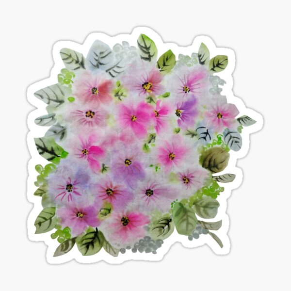 happyfish33_flower7 Sticker