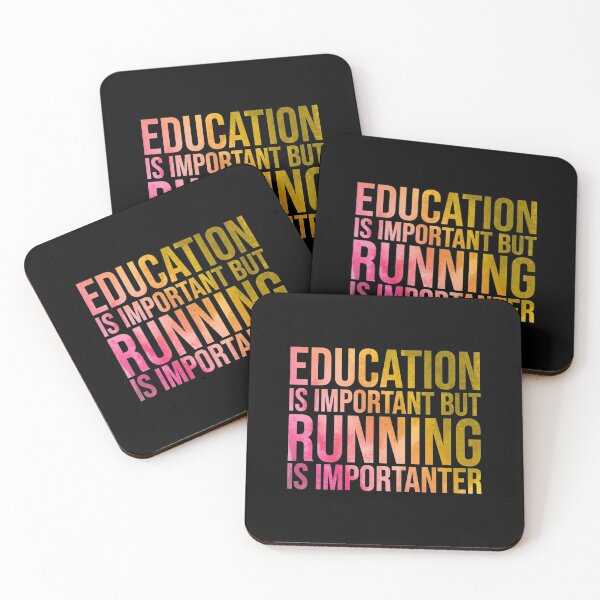 Item preview, Running Is Importanter in Watercolo| Perfect Gift designed and sold by sherricam.