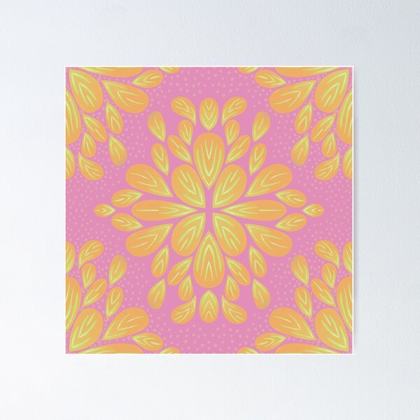 Item preview, Purple and orange pattern designed and sold by Julie  Owen.