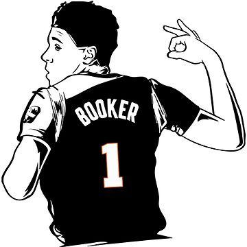 Devin Booker Phx Suns Valley Uniform - Devin Booker - Sticker