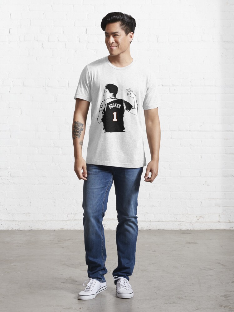 Devin Booker Jersey Black Phoenix Suns Jersey Fanatics Essential T-Shirt  for Sale by LukeMcknightSto
