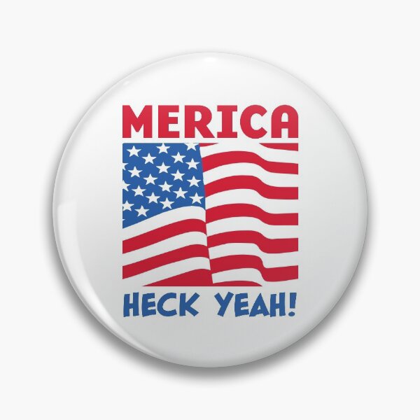 Item preview, MERICA HECK YEAH! | Red White Blue | AMERICA | We're #1 | light designed and sold by PotentQuotable.