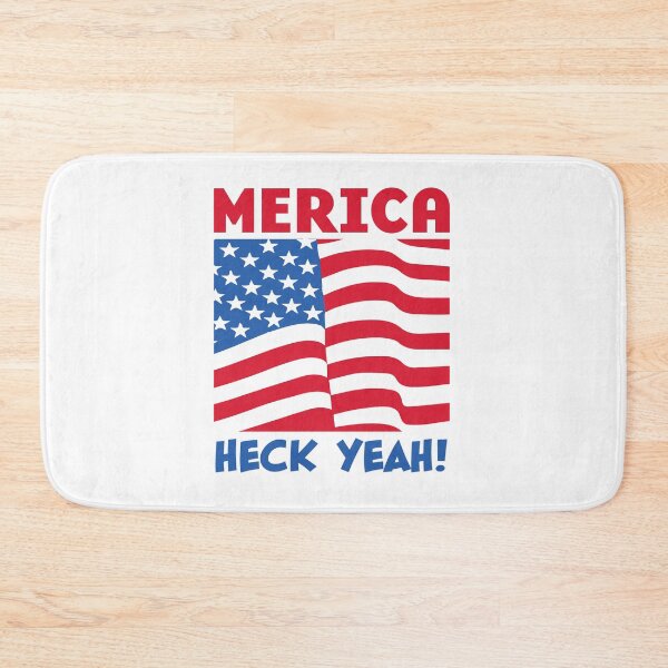 Item preview, MERICA HECK YEAH! | Red White Blue | AMERICA | We're #1 | light designed and sold by PotentQuotable.