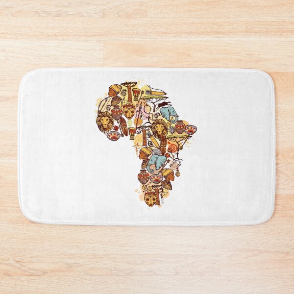 Item preview, Red Indian Art | African Elephant and Animals Lover Design designed and sold by BMK-ART.