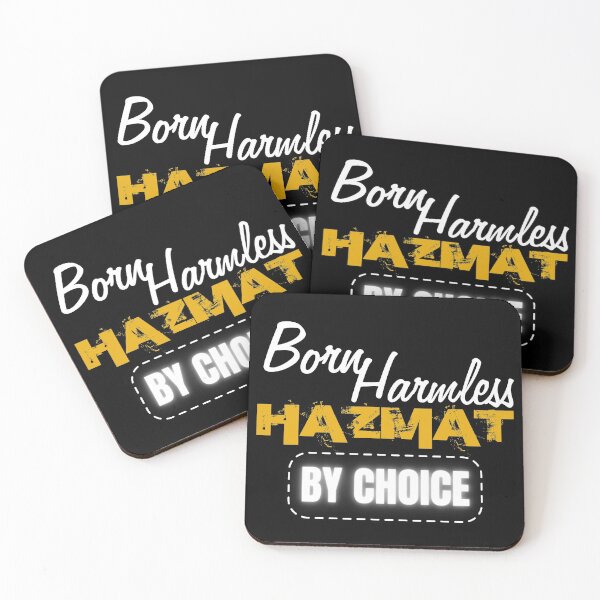 Item preview, Born Harmless, Hazmat by Choice-Funny Trucker designed and sold by Mary Maple.