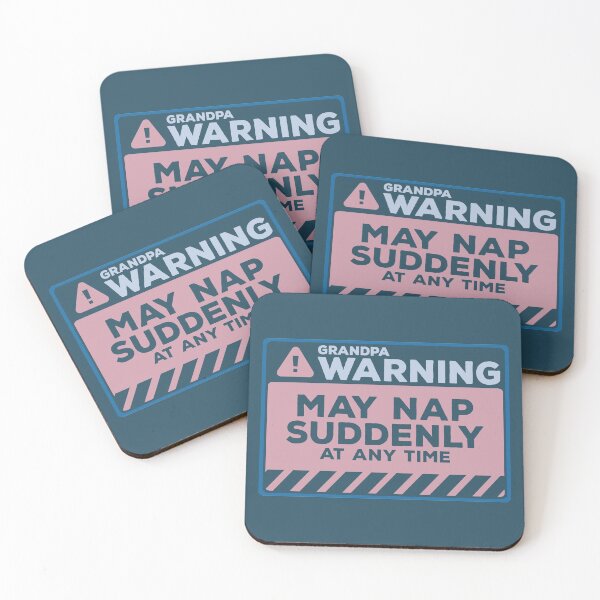 Item preview, May Nap Suddenly At Any Time Funny Grandpa Warning designed and sold by Chris Pierre Art.