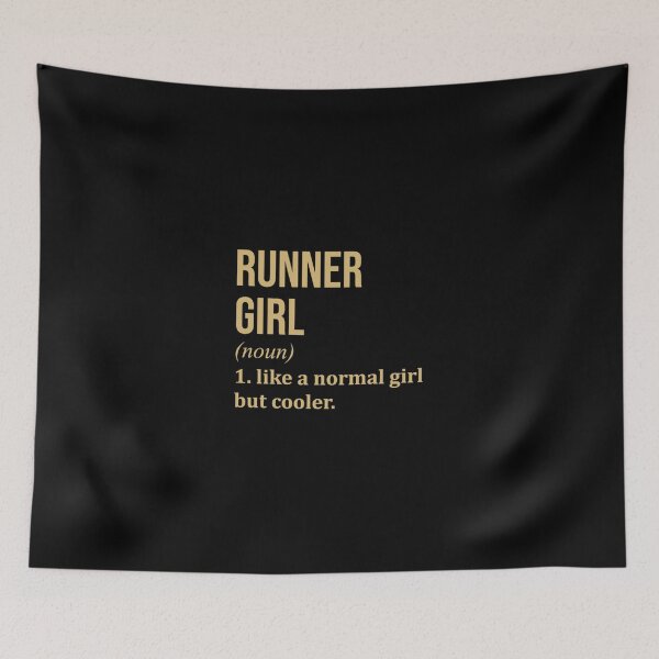 Item preview, Runner Girl Funny Running Quot| Perfect Gift designed and sold by sherricam.
