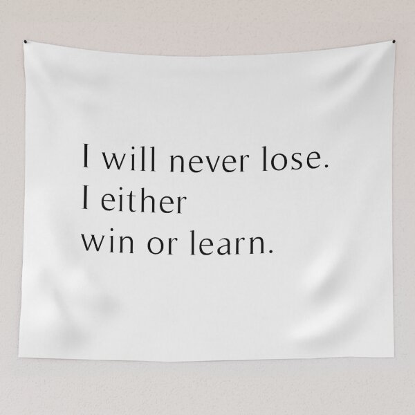 Item preview, I Will Never Lose. designed and sold by beckahbrooks.