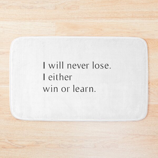 Item preview, I Will Never Lose. designed and sold by beckahbrooks.
