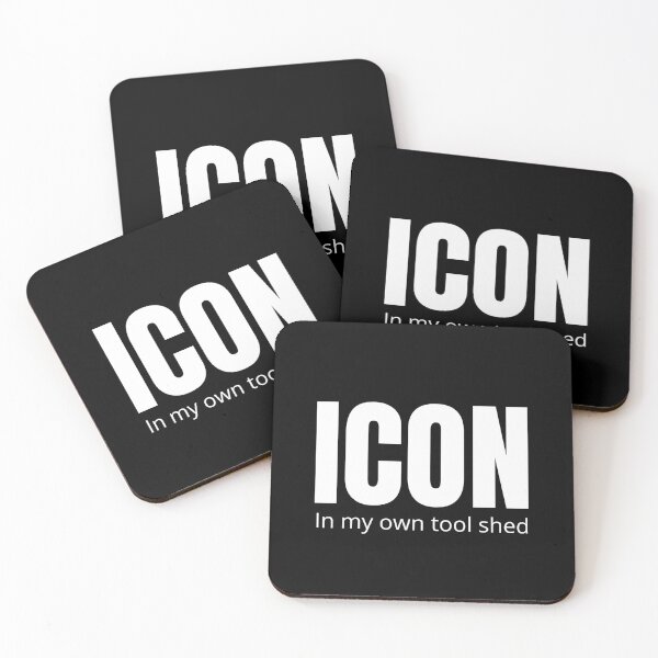 Item preview, Icon. In My Own Tool Shed. Text Only Design. White Text. designed and sold by JellyBeenzz.