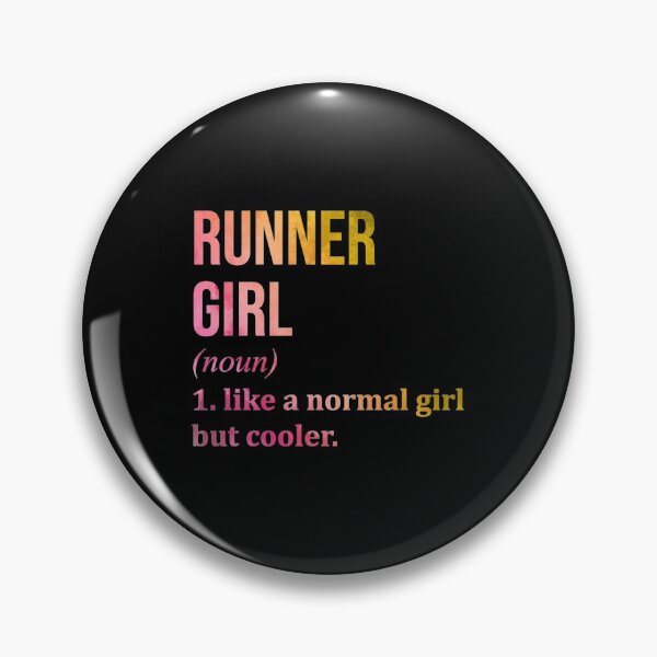 Item preview, Runner Girl Funny Running Quote in Watercolo| Perfect Gift designed and sold by sherricam.