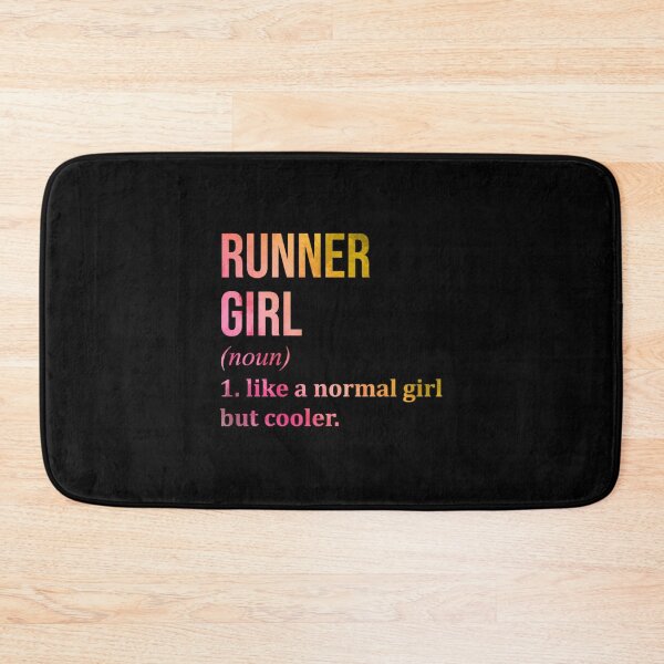 Item preview, Runner Girl Funny Running Quote in Watercolo| Perfect Gift designed and sold by sherricam.