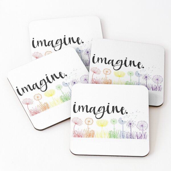 Item preview, imagine. Dandelion rainbow design designed and sold by faithfullyyours.