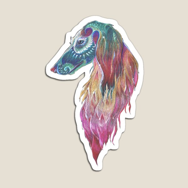 Saluki Totem Magnet