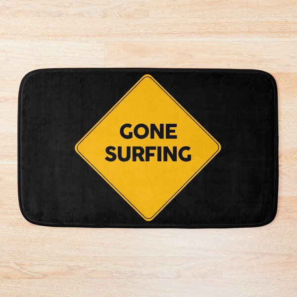 Item preview, Gone Surfing | Car Stickers | Warning Sign designed and sold by FriendsList.
