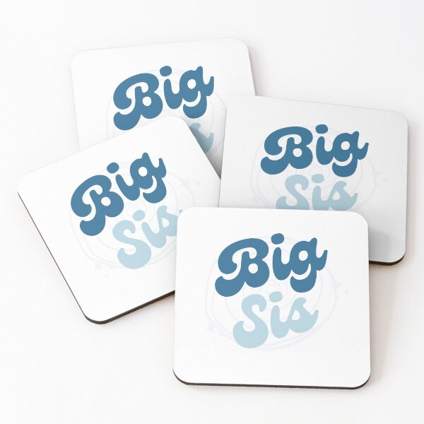 Item preview, Big & Little Sister Collection: Blue & White Big Sis  designed and sold by edcullenrx.