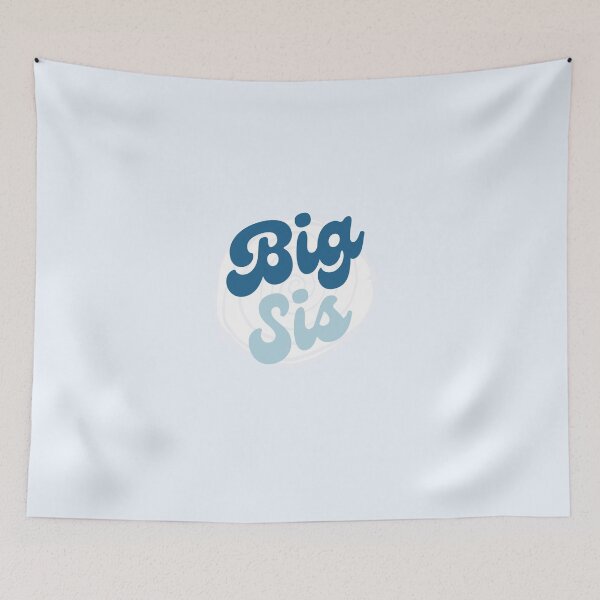 Item preview, Big & Little Sister Collection: Blue & White Big Sis  designed and sold by edcullenrx.