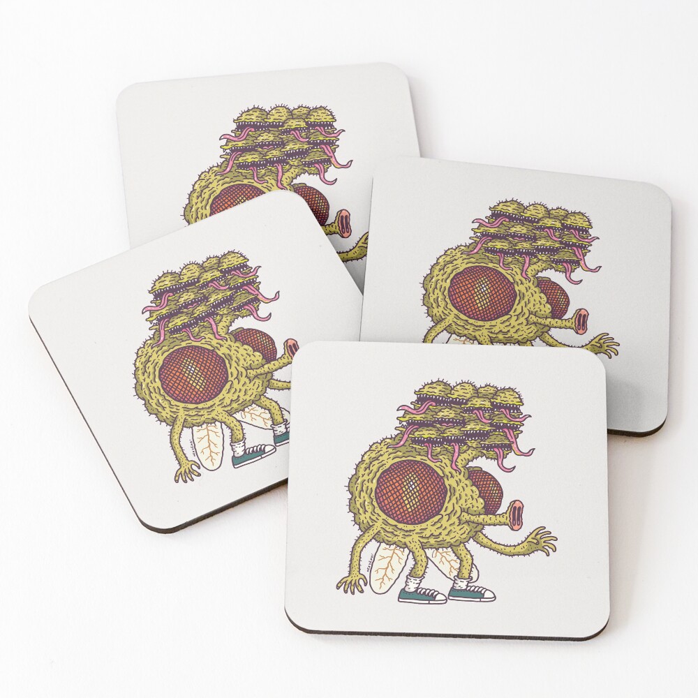 Item preview, Coasters (Set of 4) designed and sold by spookyhex.